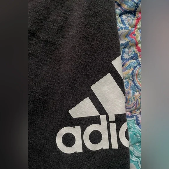 Adidas Boys 10/12 Black Jogger Pants Medium - Picture 2 of 6